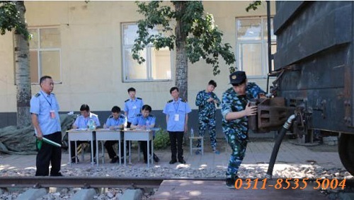 石家庄铁路技校车辆检修比赛