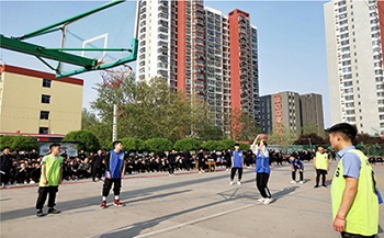 石家庄铁路技校篮球比赛