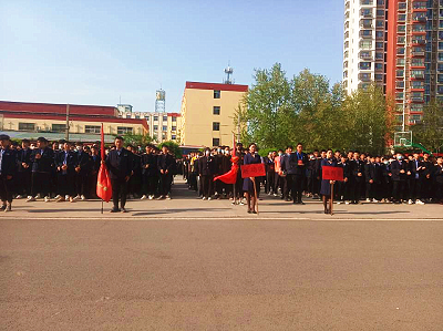 石家庄铁路职业技工学校校园乒乓球比赛